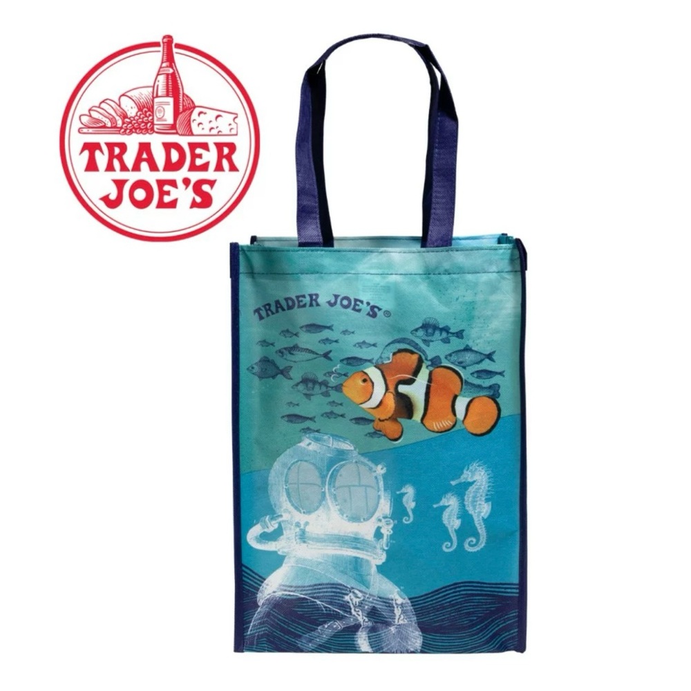 🆕 Trader Joe's Recycled Ocean Plastic Bag